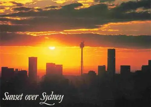 AK / Ansichtskarte  SYDNEY__NSW_Australia Sunset over the city