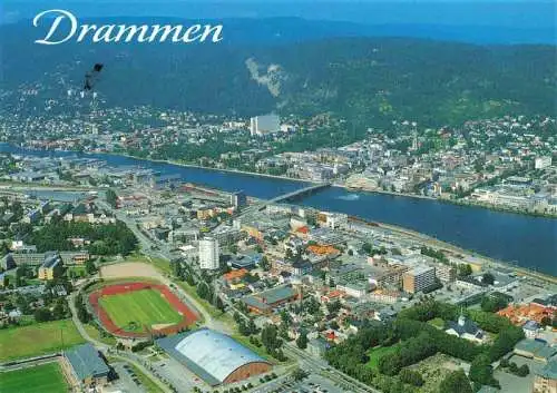 AK / Ansichtskarte  Drammen_Norge Fliegeraufnahme