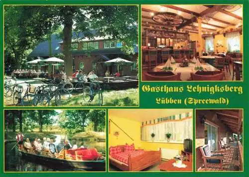 AK / Ansichtskarte  Luebben_Spreewald Gasthaus Lehnigksberg Ausflugslokal an der Spree