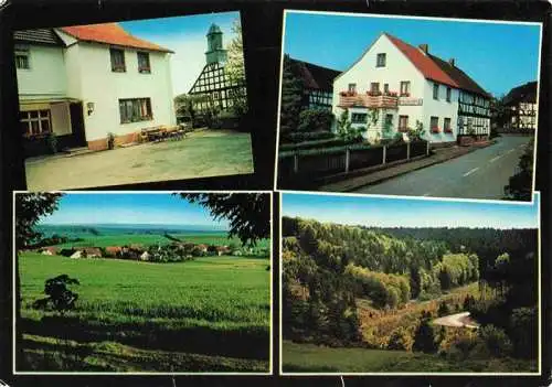 AK / Ansichtskarte  Hommershausen Gaststaette zur alten Post Panorama Ortspartie