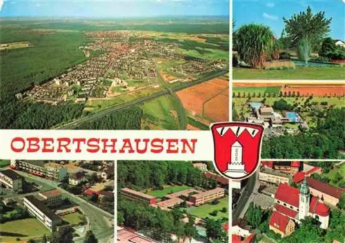 AK / Ansichtskarte 73985530 Obertshausen Fliegeraufnahmen Teilansichten