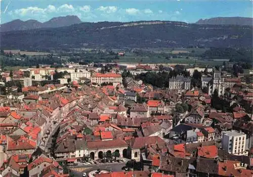 AK / Ansichtskarte  Belley_01 Vue aerienne sur la ville au fond la dent du chat