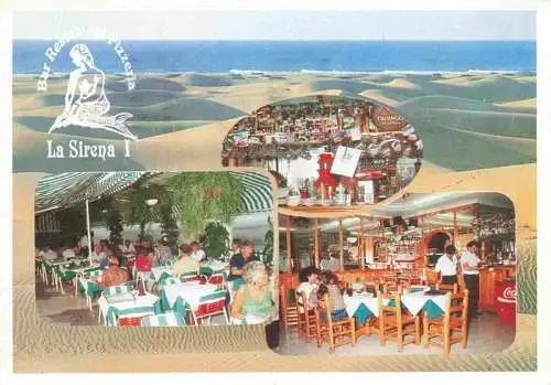 AK / Ansichtskarte  Gran_Canaria_ES Bar Restaurant La Serena Gastraeume Strandpromenade