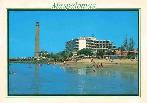 AK / Ansichtskarte 73985548 Maspalomas_Gran_Canaria_ES Strand Hotel Leuchtturm