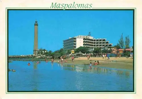 AK / Ansichtskarte  Maspalomas_Gran_Canaria_ES Strand Hotel Leuchtturm