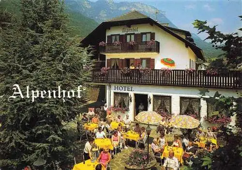 AK / Ansichtskarte 73985563 Kaltern_Caldaro_Suedtirol_IT Hotel Alpenhof Terrasse