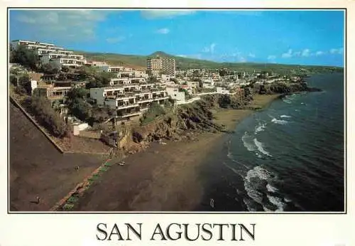 AK / Ansichtskarte  San_Agustin_Gran_Canaria Morro Besudo Fliegeraufnahme