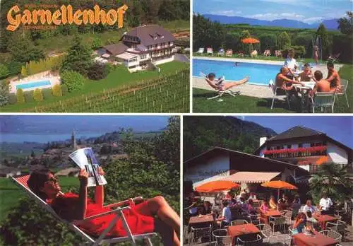 AK / Ansichtskarte  Kaltern_Caldaro_Suedtirol_IT Hotel Pension Terrassencafe Garnellenhof Pool