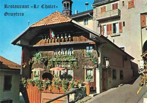 AK / Ansichtskarte  Gruyeres__Gruyere_Greyerz_FR Hotel Le Chalet