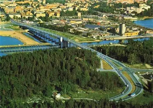 AK / Ansichtskarte  Vanersborg Fliegeraufnahme Dalbobron