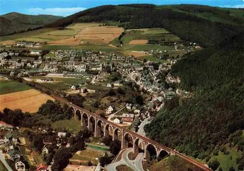 AK / Ansichtskarte  Willingen_Sauerland Fliegeraufnahme mit Viadukt