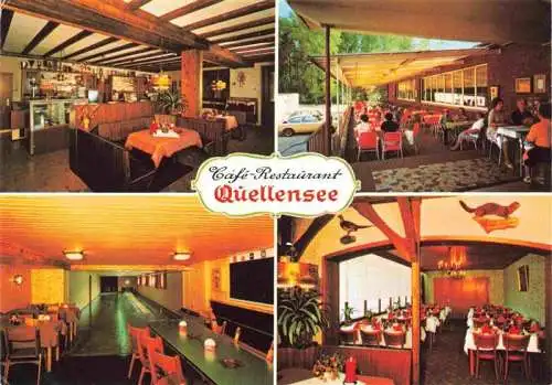 AK / Ansichtskarte 73985623 Breyell_Nettetal Cafe Restaurant Quellensee Gastraeume Kegelbahn