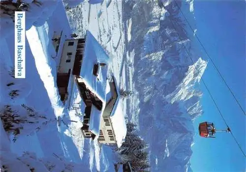 AK / Ansichtskarte  Pizolhuette_SG Berghaus Baschalva Seilbahn
