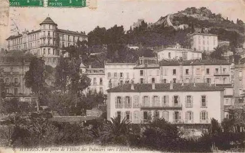 AK / Ansichtskarte  HYERES-les-Palmiers_HYERES-les-Salins_83_Var Vue prise de l'Hôtel des Palmiers vers l'Hôtel Continental