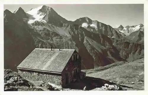 AK / Ansichtskarte  Windgaellenhuette_2035m_Oberalpstock_UR Berghuette Alpenpanorama Glarner Alpen