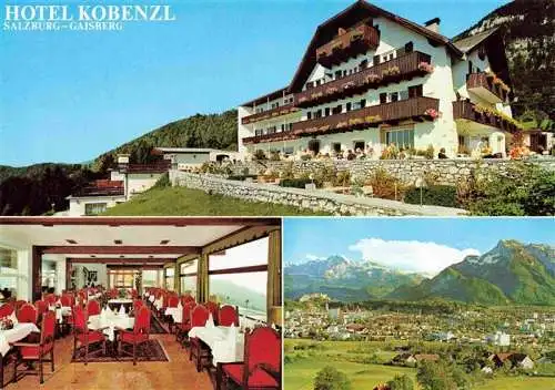 AK / Ansichtskarte 73985672 Gaisberg_1286m_Salzburg_AT Hotel Kobenzl Restaurant Panorama Alpen