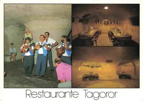 AK / Ansichtskarte 73985692 Barranco_de_Guayadeque Restaurant Tagoro Hausmusik