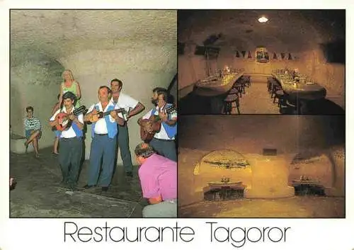 AK / Ansichtskarte  Barranco_de_Guayadeque Restaurant Tagoro Hausmusik