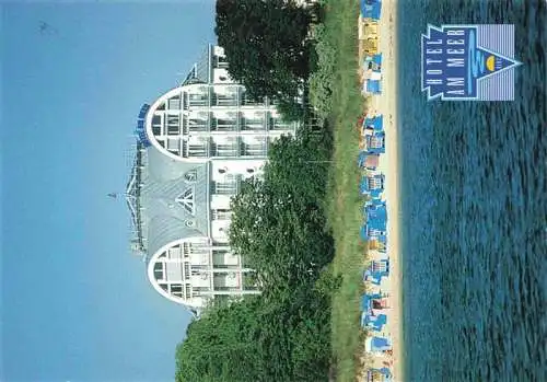 AK / Ansichtskarte  Binz_Ruegen Hotel Am Meer Strandpromenade