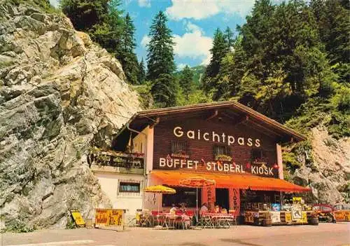 AK / Ansichtskarte 73985731 Gaichtpass_1010m_Reutte_Tirol_AT Buffet Stueberl Kiosk