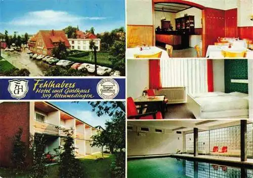 AK / Ansichtskarte 73985732 Altenmedingen Fehlhabers Hotel und Gasthaus Restaurant Fremdenzimmer Hallenbad