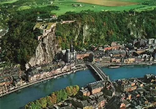 AK / Ansichtskarte  Dinant-sur_Meuse_Belgie Pont Eglise et Citadelle vue aérienne