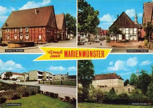 AK / Ansichtskarte 73985787 Marienmuenster Kump im Voerden Ortsblick in Voerden Schulzentrum Schloss Voerden