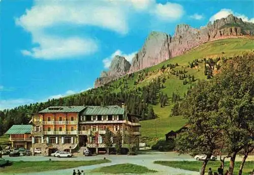 AK / Ansichtskarte 73985790 Karerpass_Passo_Carezza_IT Hotel Savoy mit Rosengarten Dolomiten