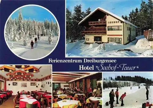 AK / Ansichtskarte 73985798 Rothau_Dreiburgensee_Tittling_Bayern Ferienzentrum Dreiburgensee Hotel Seehof-Tauer Wintersportplatz