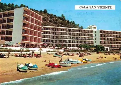 AK / Ansichtskarte 73985813 Cala_San_Vicente_Ibiza Hotel Strand