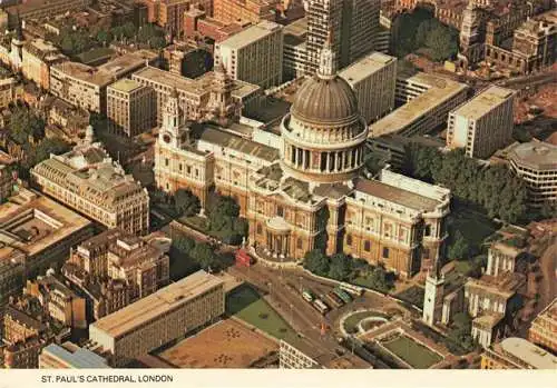 AK / Ansichtskarte 73985850 LONDON__UK St. Paul's Cathedral aerial view