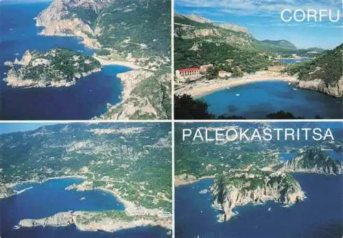 AK / Ansichtskarte  Paleokastritsa_Korfu_Corfu_Greece Panorama Fliegeraufnahmen