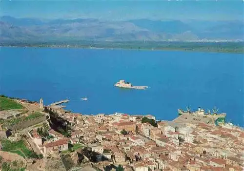 AK / Ansichtskarte 73985855 Nauplia_Nauplion_Nauplia-Assini_Peloponisos_Greece Panorama Ansicht der Stadt mit Burzi