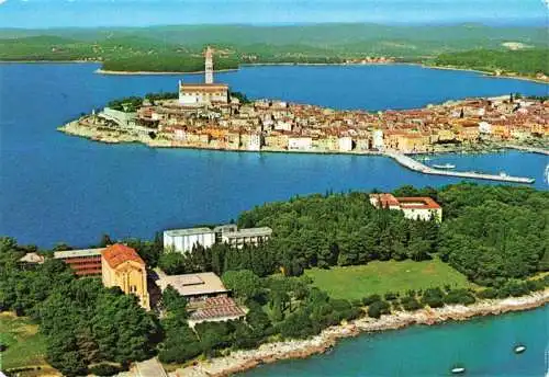 AK / Ansichtskarte  Rovinj_Rovigno_Istrien_Croatia Kuestenpanorama Halbinsel