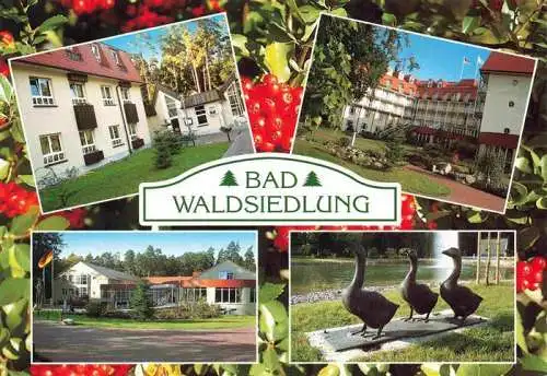 AK / Ansichtskarte  Wandlitz Bad Waldsiedlung Skulpturen Brandenburg-Klinik