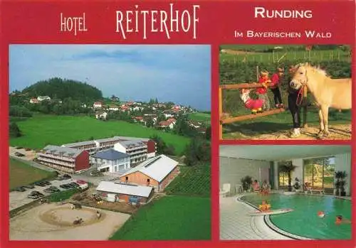 AK / Ansichtskarte  Runding_Cham Hotel Reiterhof Hallenbad