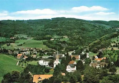 AK / Ansichtskarte  Sasbachwalden Panorama Blumen- und Weinort