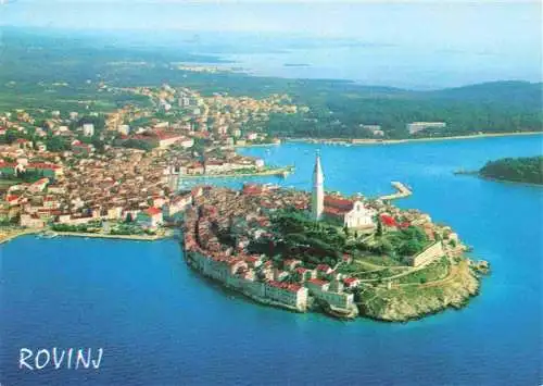 AK / Ansichtskarte 73985941 Rovinj_Rovigno_Istrien_Croatia Fliegeraufnahme