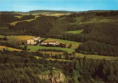 AK / Ansichtskarte  Neukirchen_Knuellgebirge Waldsanatorium Urbachtal Fliegeraufnahme