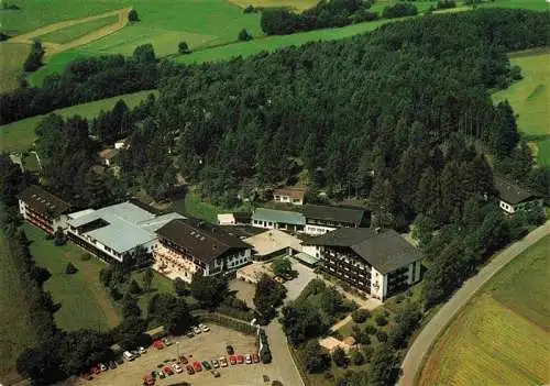 AK / Ansichtskarte  Schoensee_Oberpfalz Ferienzentrum St Hubertus Fliegeraufnahme