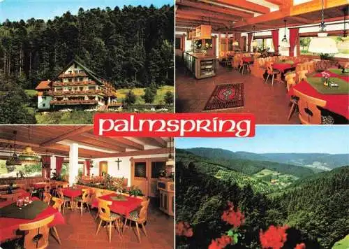 AK / Ansichtskarte  Bad_Peterstal-Griesbach Waldhotel Palmspring Gastraeume Panorama