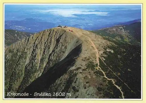 AK / Ansichtskarte 73985982 Snezka_Schneekoppe_CZ Fliegeraufnahme