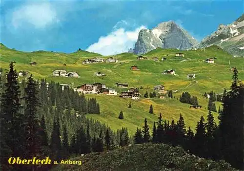 AK / Ansichtskarte 73985999 Oberlech_Lech_Vorarlberg Panorama mit Widderstein