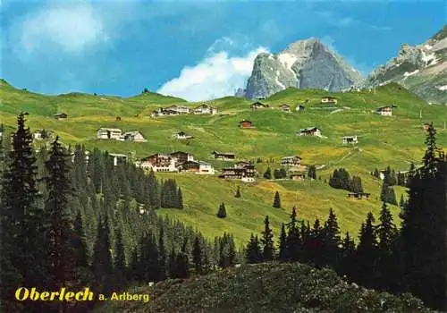 AK / Ansichtskarte  Oberlech_Lech_Vorarlberg Panorama mit Widderstein