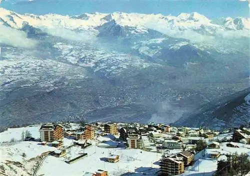 AK / Ansichtskarte  Haute-Nendaz Station avec la Plaine du Rhone Vue aerienne