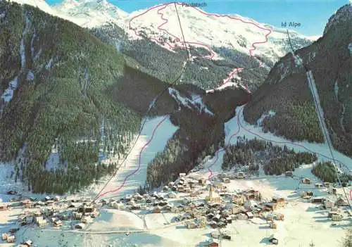 AK / Ansichtskarte  Ischgl_Tirol_AT Fliegeraufnahme mit Kardatsch und Id Alpe