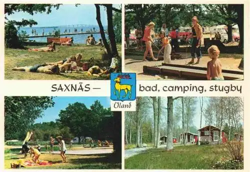 AK / Ansichtskarte  oeland_Sweden Saxnaess bad camping stugby