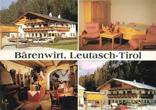 AK / Ansichtskarte 73986037 Unterleutasch_Tirol_AT Baerenwirt Gasthof Gastraeume