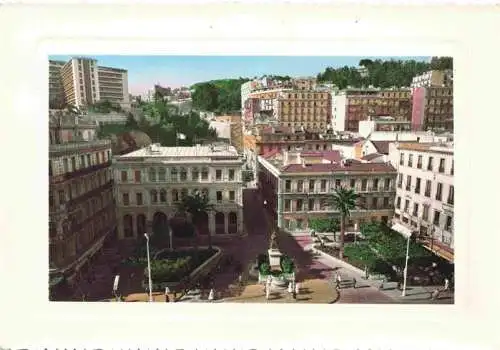 AK / Ansichtskarte  ALGER__Algerie Place Burgeaud et le 19eme Corps d'Armee