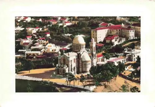 AK / Ansichtskarte  ALGER__Algerie Notre Dame d'Afrique Vue aerienne